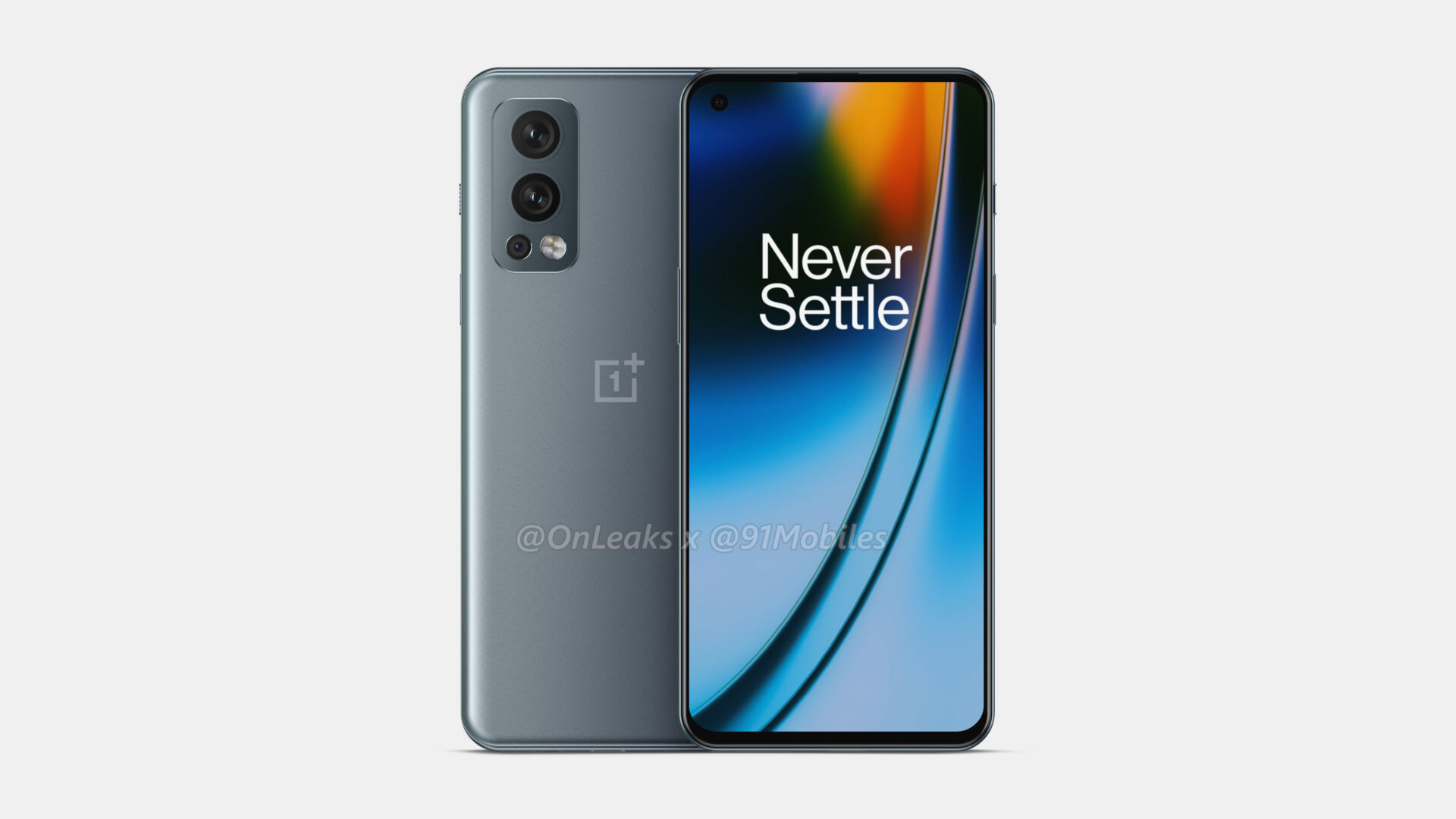 OnePlus Nord 2 press renders reveal a single punch hole display ...