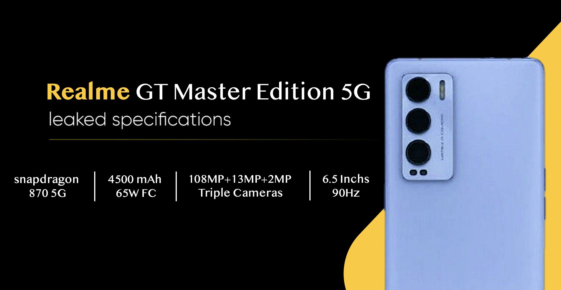 Realme GT Master Edition 5G leaked specifications