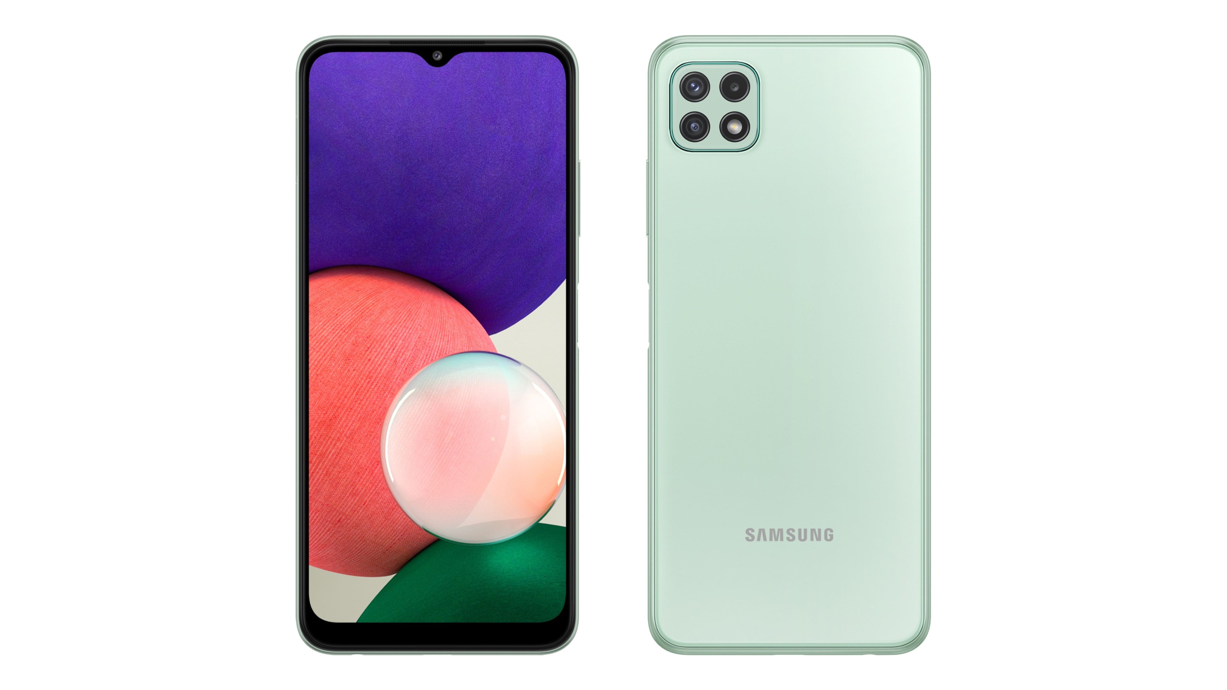 Samsung Galaxy A22 5G Mint Featured