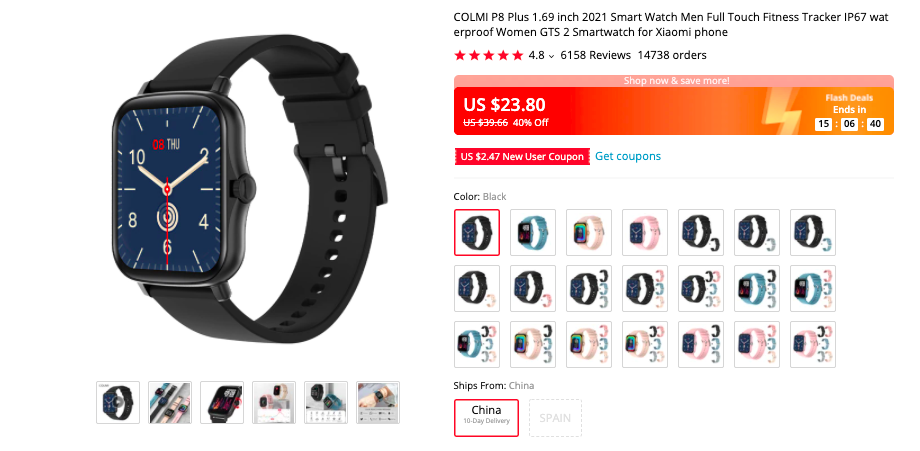 COLMI P8 Plus Smartwatch 