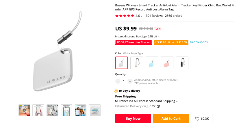 Baseus Smart Tracker