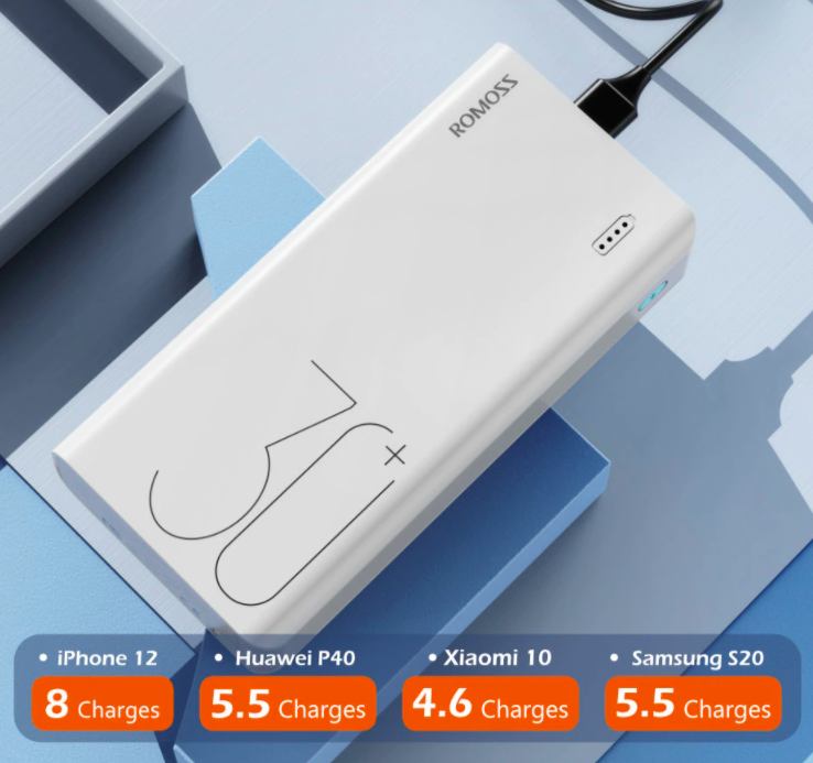 ROMOSS Sense 8+ 30000mAh Power Bank