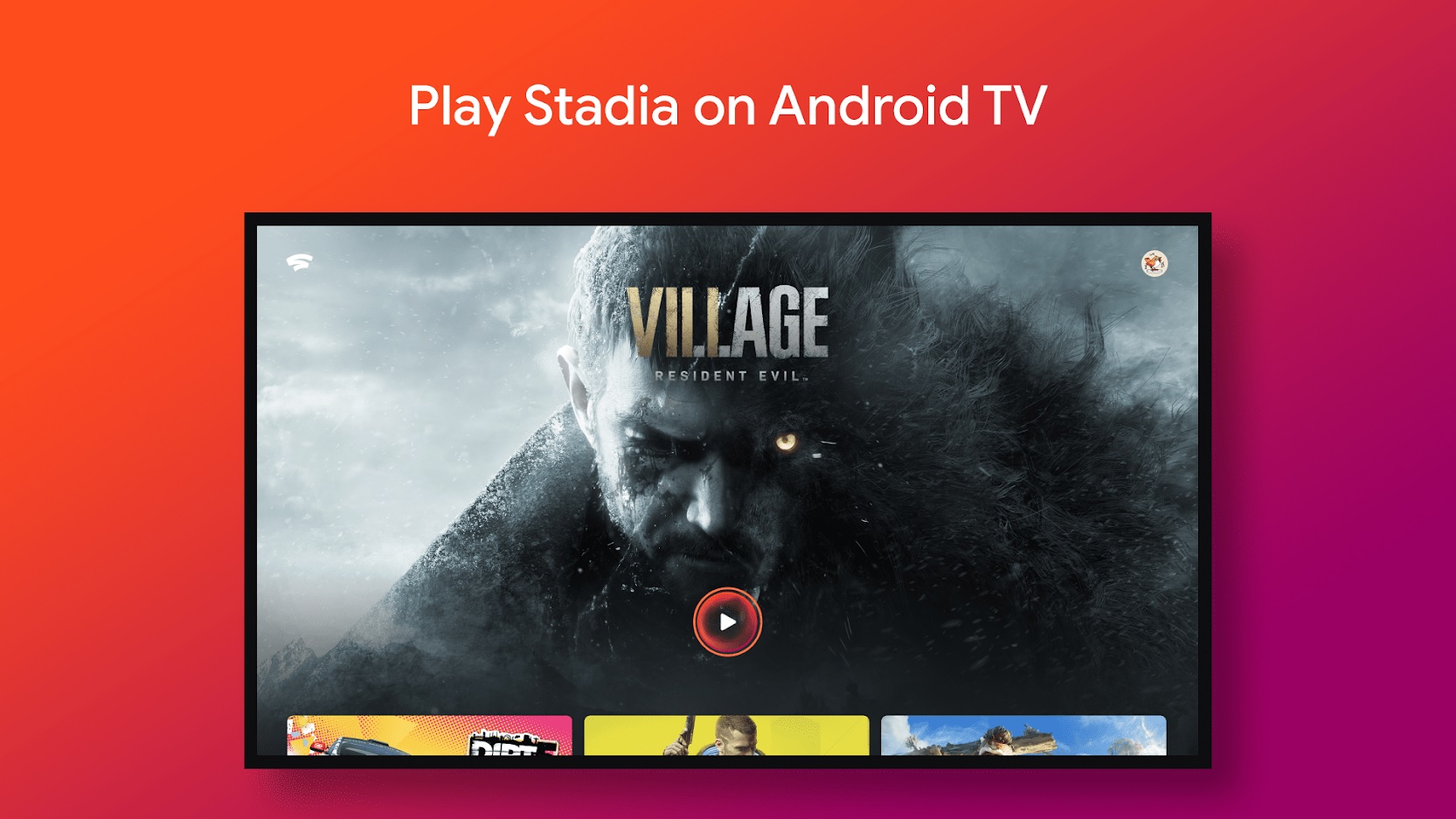 Stadia on Android TV