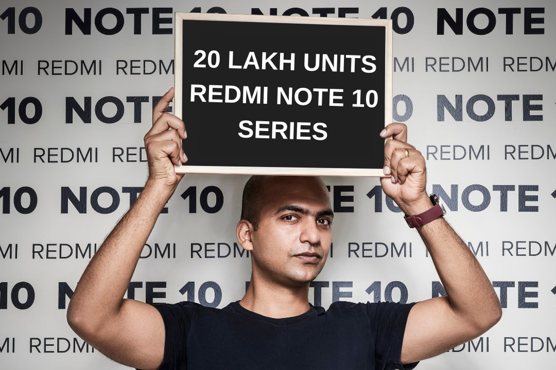 Xiaomi India Redmi Note 10 Series 2 Million Units Sold