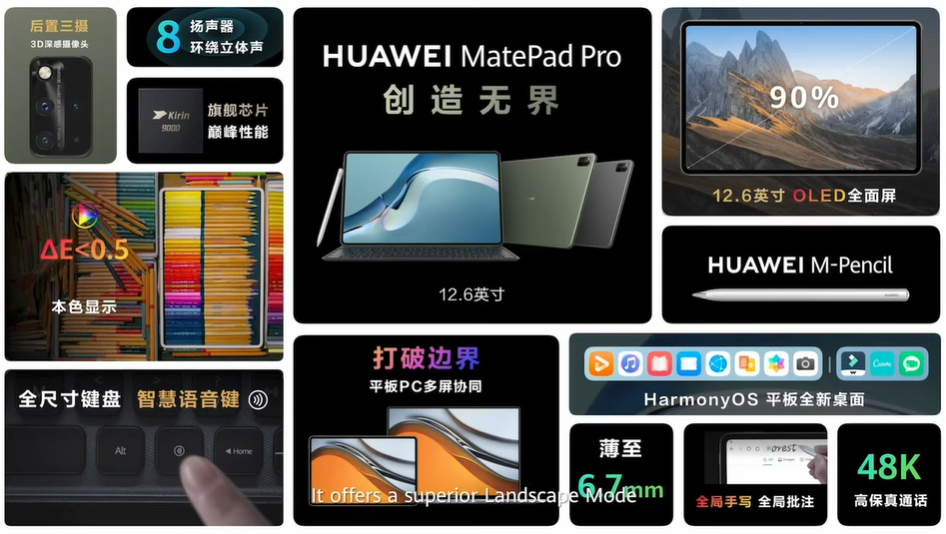 MatePad Pro specs 