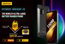 Ulefone Power Armor 13 smartphone with 13200mAh battery goes on pre-sale for $299.99 ulefone power armor 13