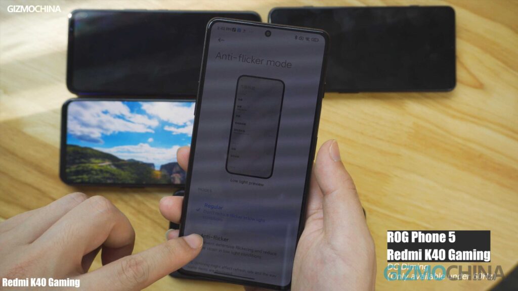 Best Gaming Phones DC Dimming Comparison 2021 23