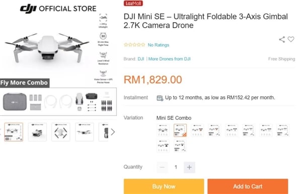 DJI Mini SE