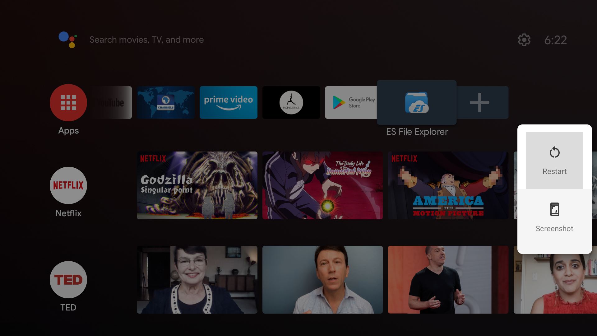 كيفية التقاط لقطة شاشة على شاومي مي بوكس 2016 Mi Box و مي تي في ستيك Mi TV Stick بأسهل طريقة! 2 Mi Box Screenshot menu