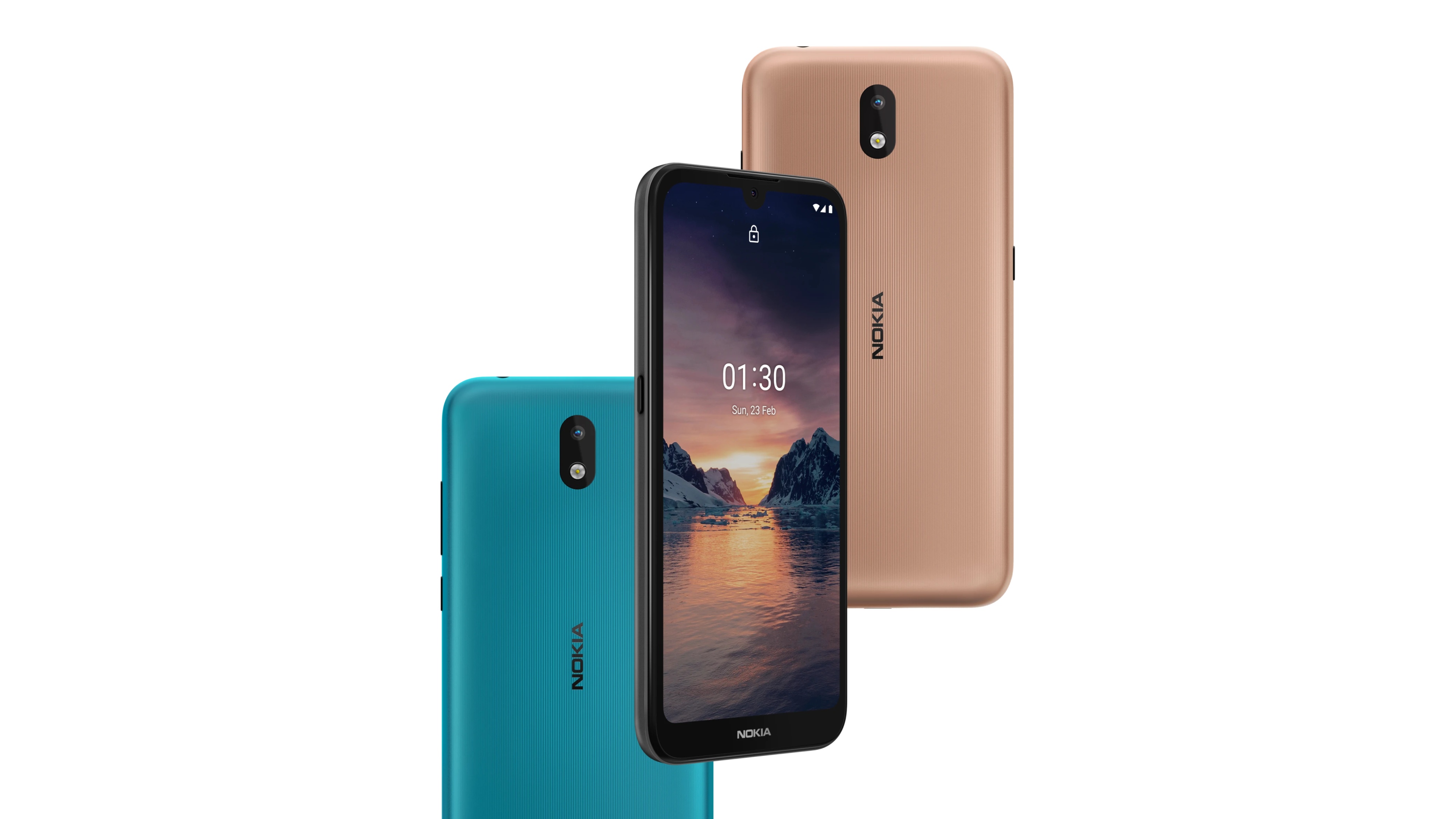 Nokia 1.3 Cyan Sand Featured