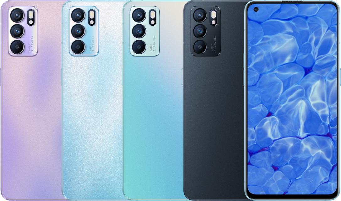 OPPO Reno6 5G color variants