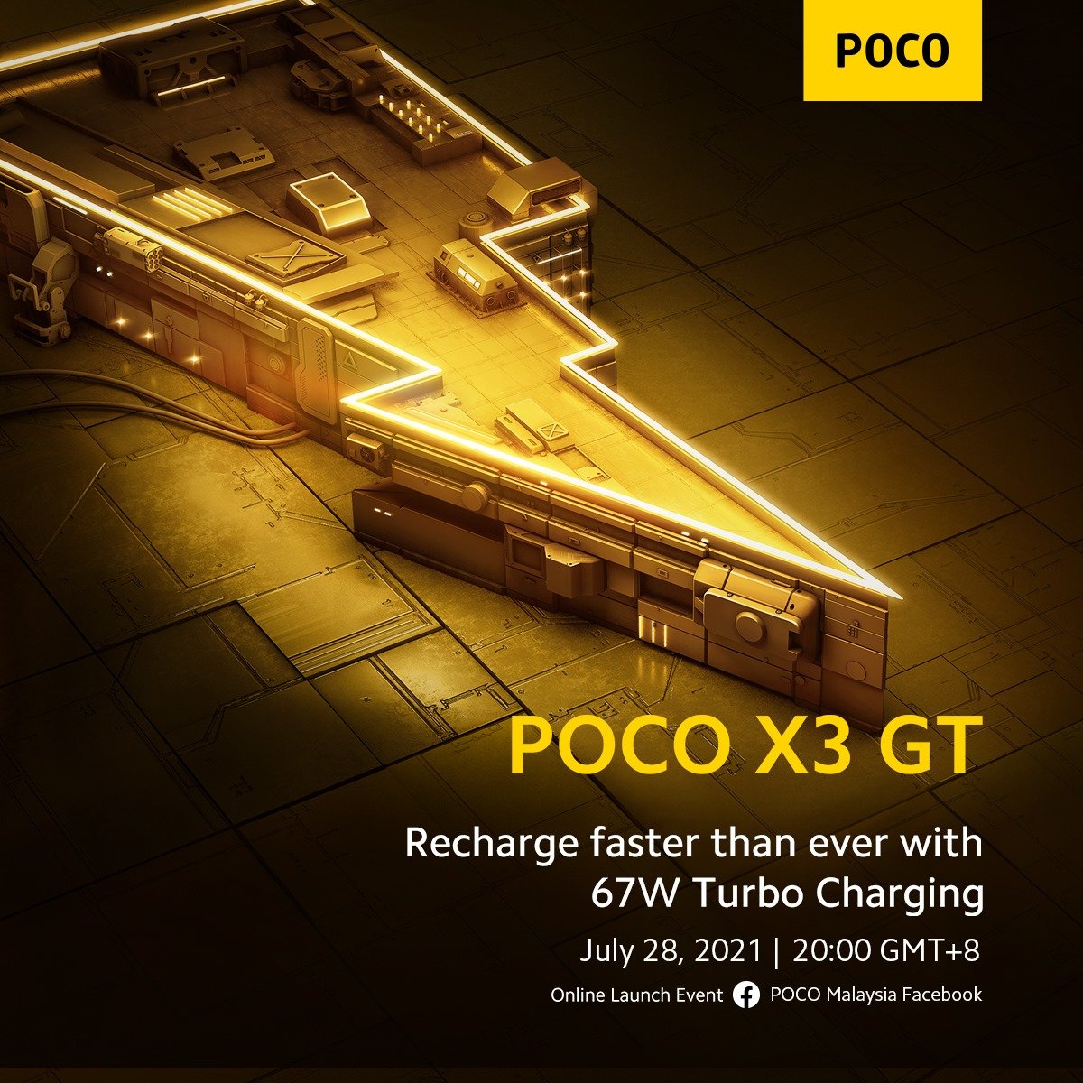 POCO X3 GT 67W Fast Charging
