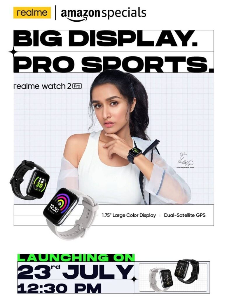 Realme Watch 2 Pro India launch scheduled for July 23 