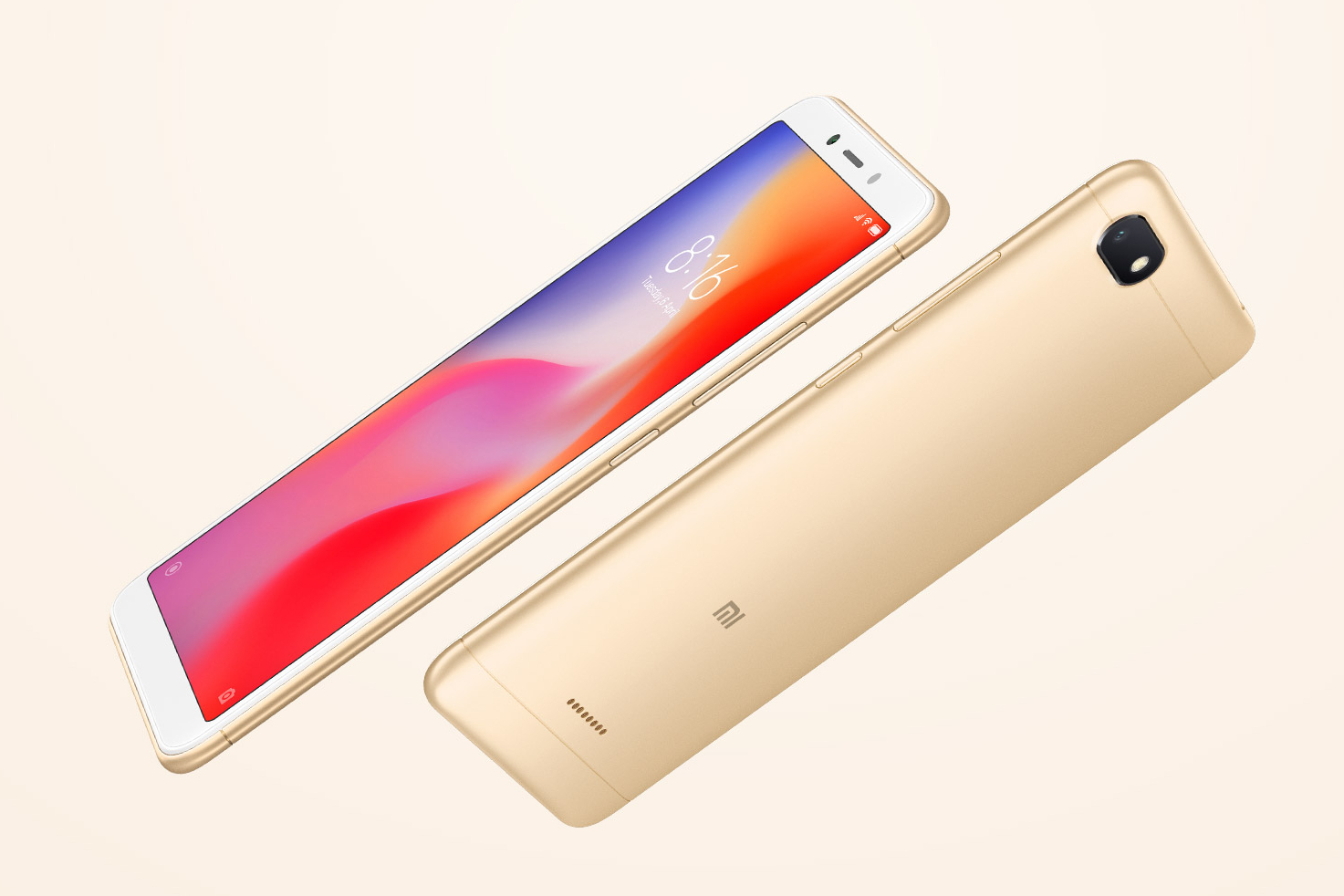 Redmi 6A Gold Featured