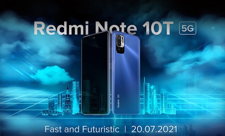 Redmi Note 10T 5G launch date