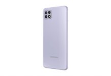 Samsung Galaxy A22 5G launched in India with Dimensity 700 SoC and 5,000mAh battery Samsug Galaxy A22 5G Violet Rear
