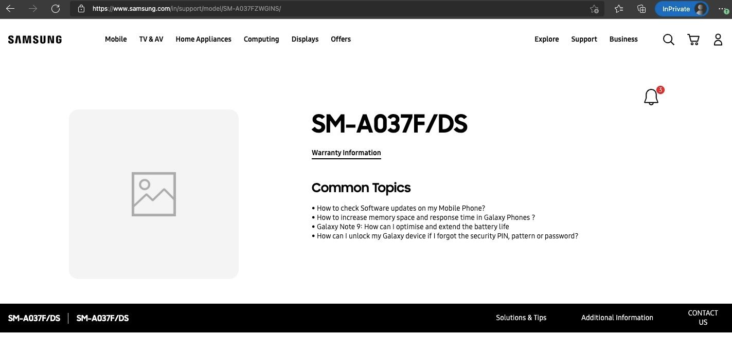 Samsung-Galaxy-A03s-India-Support-Page