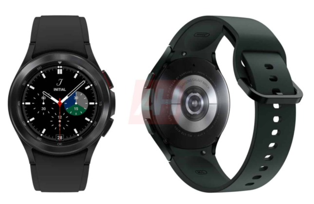 Samsung Galaxy Watch4 Classic renders