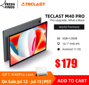Teclast M40 Pro Tablet launches Globally for $179 - Gizmochina