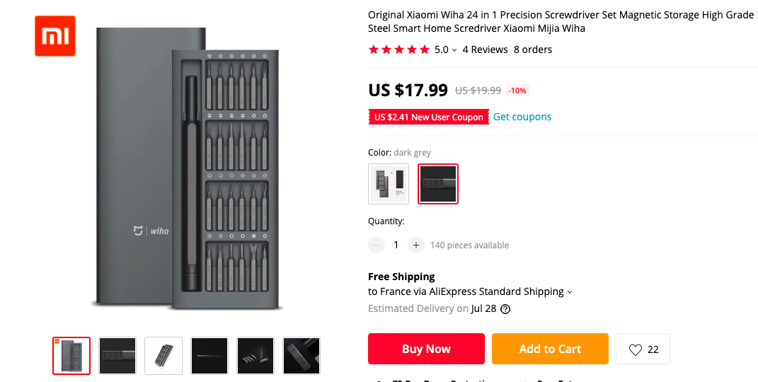 Xiaomi Wiha Precision ScrewdriverXiaomi Mijia Precision Screwdriver