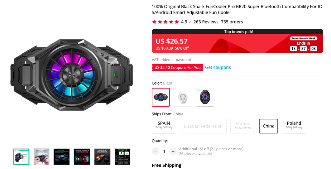 Black Shark FunCooler Pro