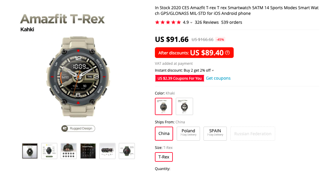 amazfit t rex durability test