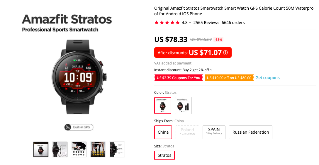 Amazfit Stratos