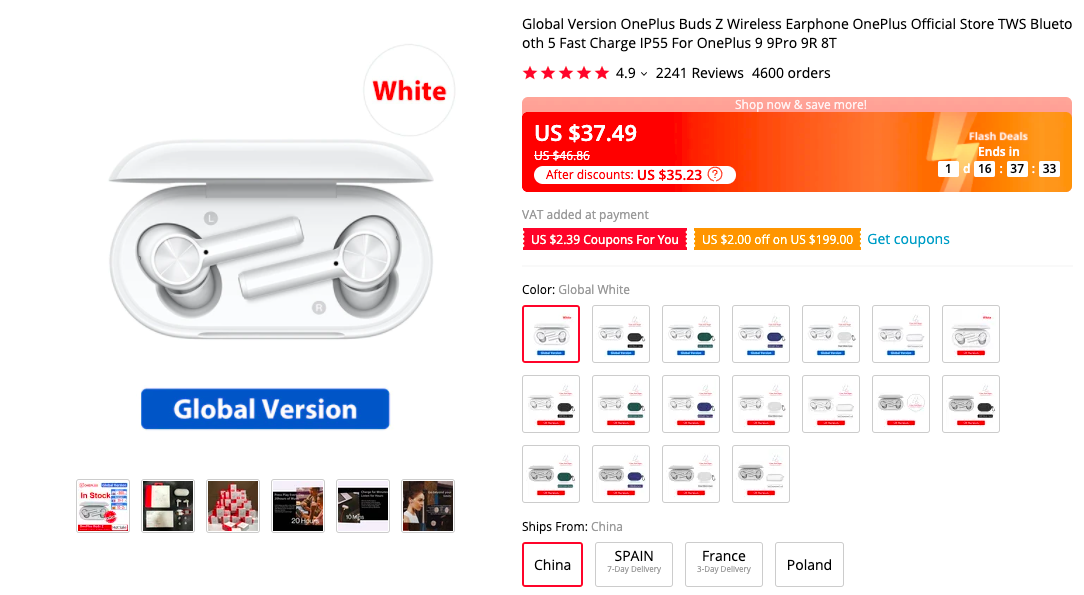 OnePlus Buds Z Global Version