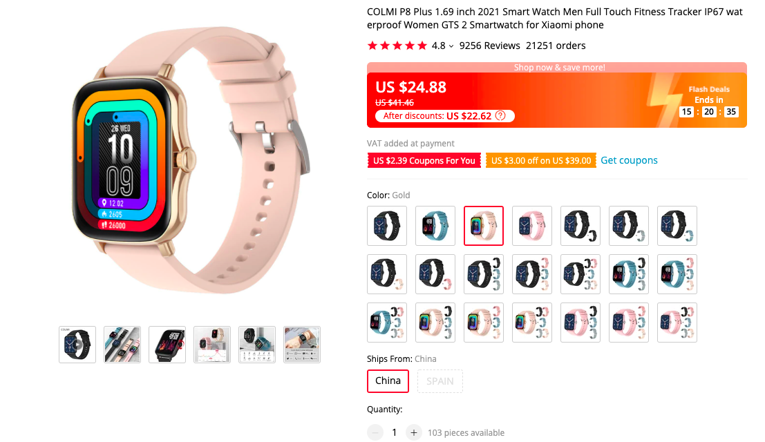 COLMI P8 Plus Smartwatch