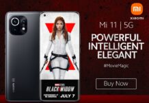 Xiaomi Mi 11 5G is the poster boy for Marvel Studios’ upcoming movie – Black Widow Xiaomi Mi 11 Marvel Black Widow Edition
