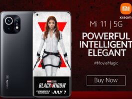 Xiaomi Mi 11 Marvel Black Widow Edition