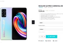 Realme Q3 Pro Carnival arrives on Giztop for $259