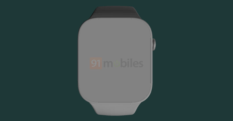 Apple Watch Series 7 CAD renders