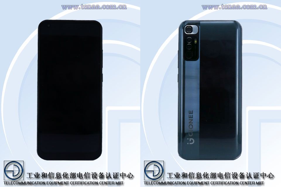 Gionee GNS2112Y TENAA front