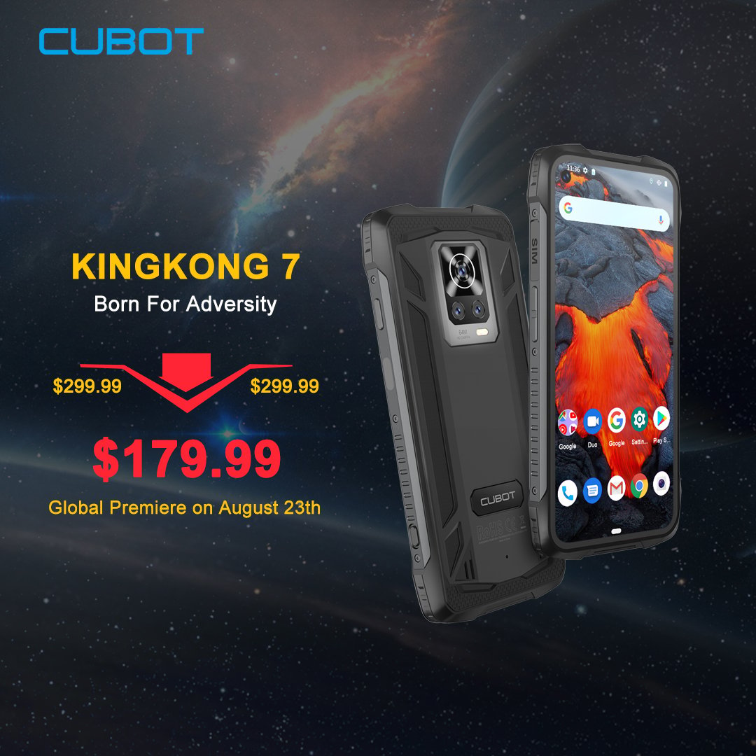 6.36'' Cubot King Kong 7 Octa Core 8GB+128GB NFC IP68/ IP69K Phone 64MP  5000mAh