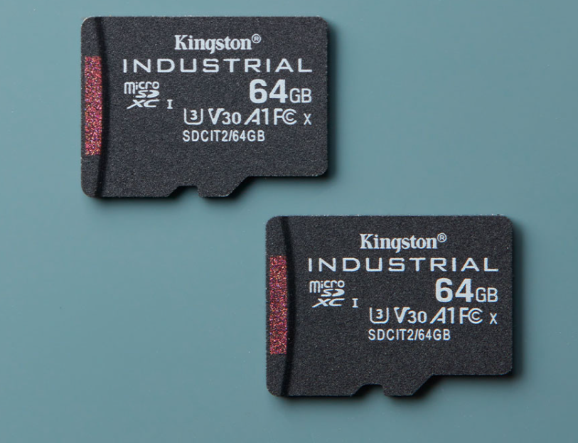 Kingston's Industrial MicroSD card line designed to work under extreme
