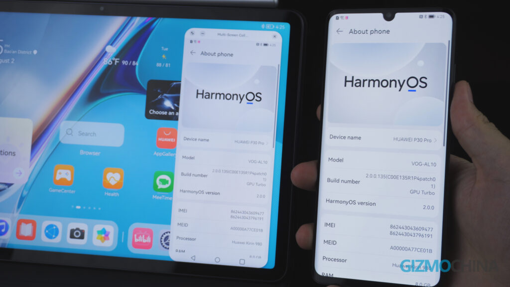 MatePad 11 Review harmonyos phone connect