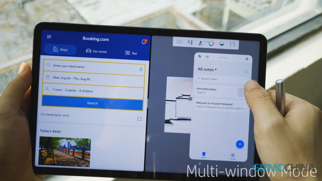 MatePad 11 Review multi-window apps