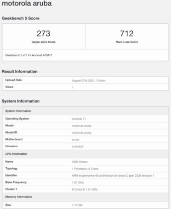 Motorola-Moto-E20-Aruba-Geekbench-1