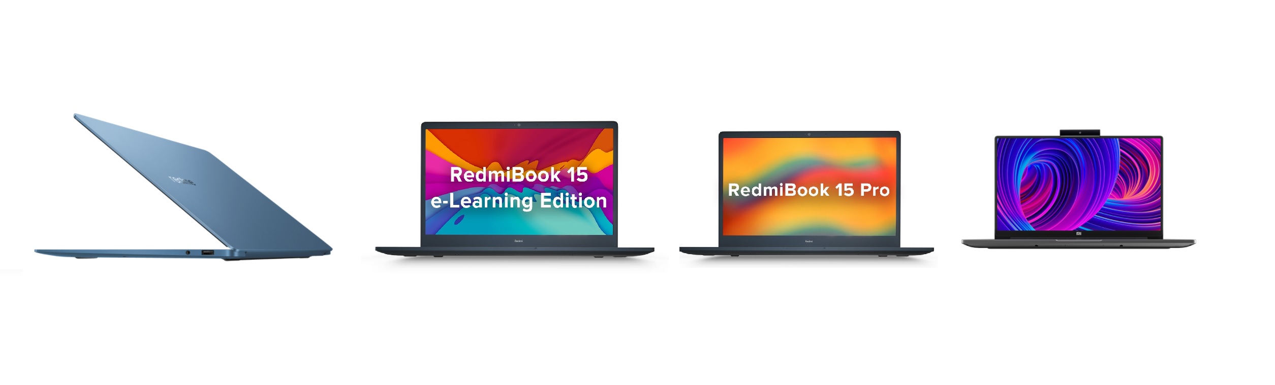 Realme Book Slim vs RedmiBook 15 e-learning vs RedmiBook 15 Pro vs Mi Notebook 14 Horizon