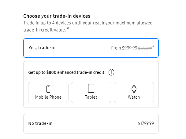 Samsung increases the trade-in limit to 4 devices for the Galaxy Z Fold 3 and Galaxy Z Flip 3