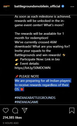 Battlegrounds Mobile India