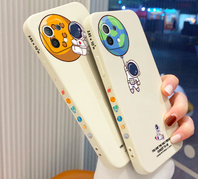 Playful astraunaut phone case