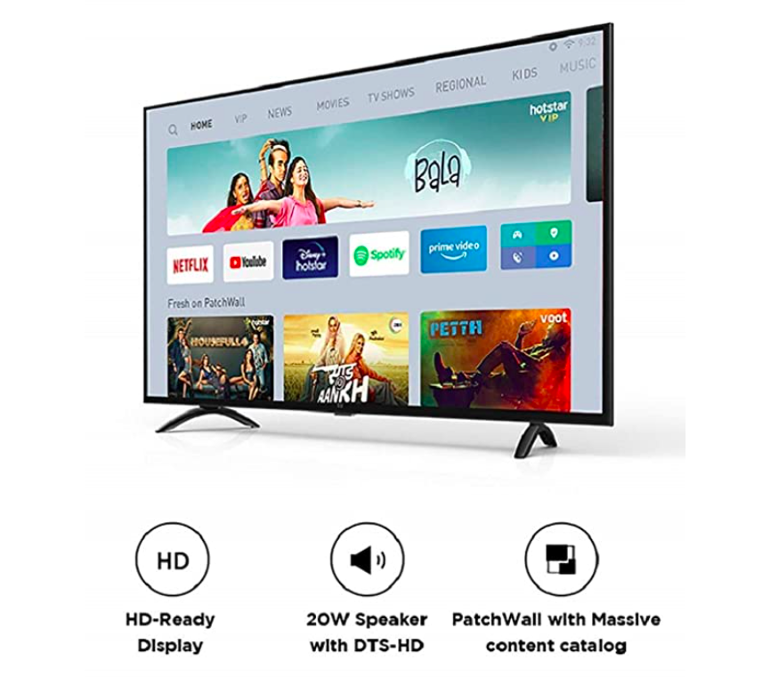 Deal Buy Xiaomi Mi TV 4A Pro 32 inches at Amazon India for ₹15490