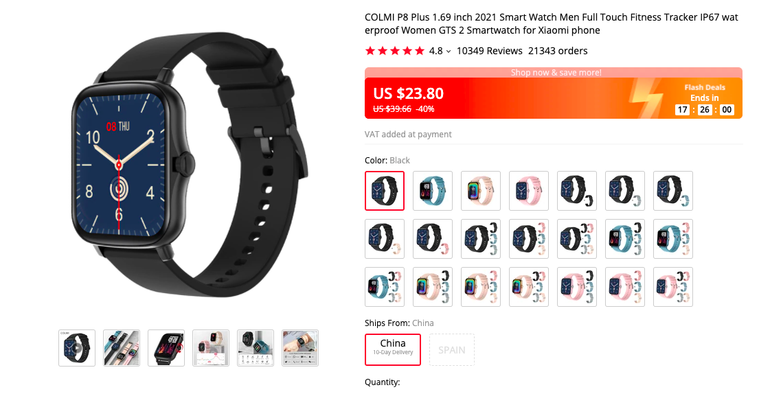 COLMI P8 Plus Smartwatch