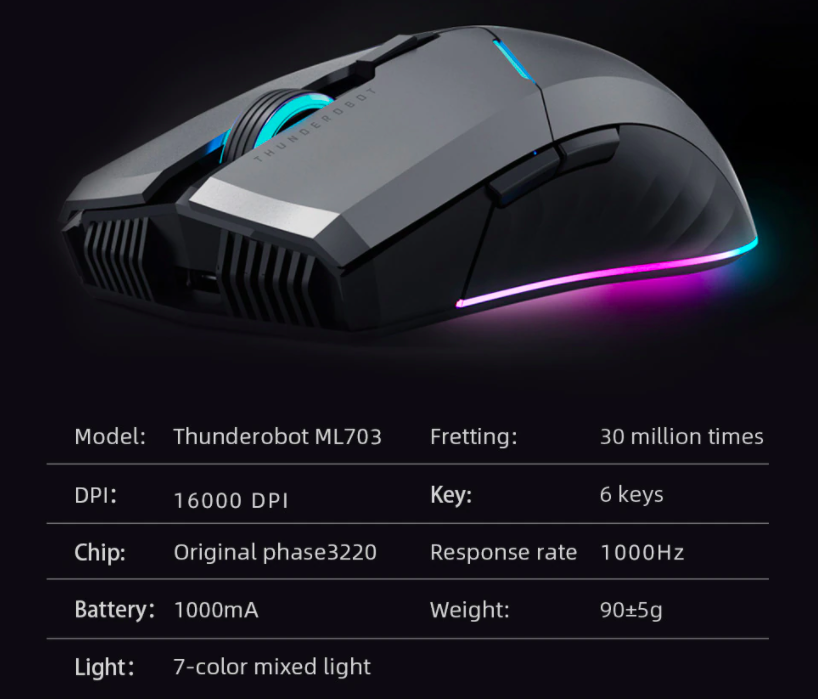  ThundeRobot ML703 Wireless Gaming Mouse