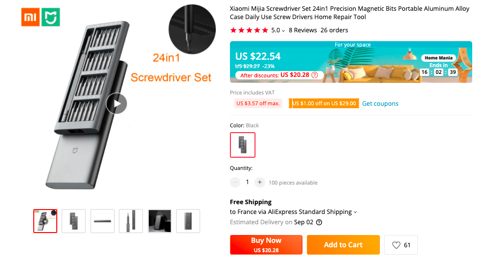 Deal: Get Xiaomi Mijia Precision Screwdriver set for $20 (Original ...