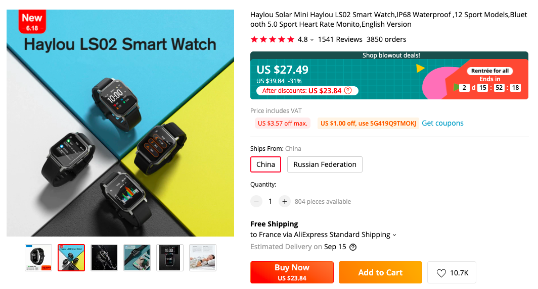 haylou ls02 aliexpress