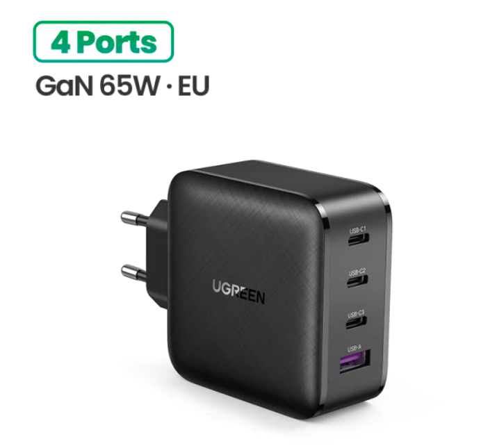 UGREEN 65W 4 Port GaN Charger