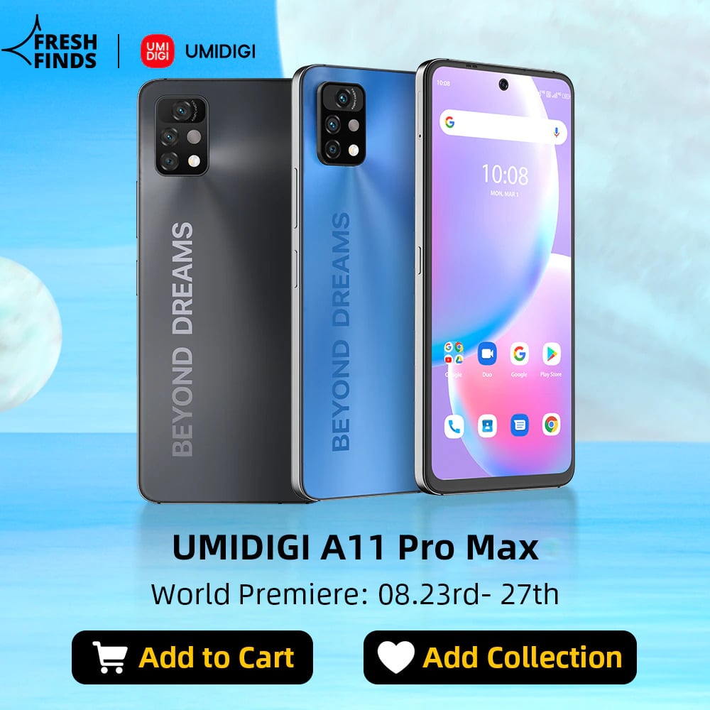 UMIDIGI A11 Pro Max to launch on August 23 with a Helio G80 SoC and 5,150mAh Battery